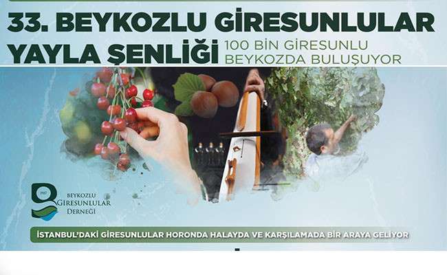  Beykoz Giresunlular 33.Kez Buluşuyor!...