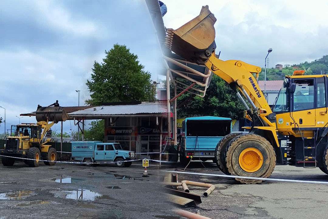 Görele Otobüs Terminali 25 Yıl Sonra bakıma alındı.